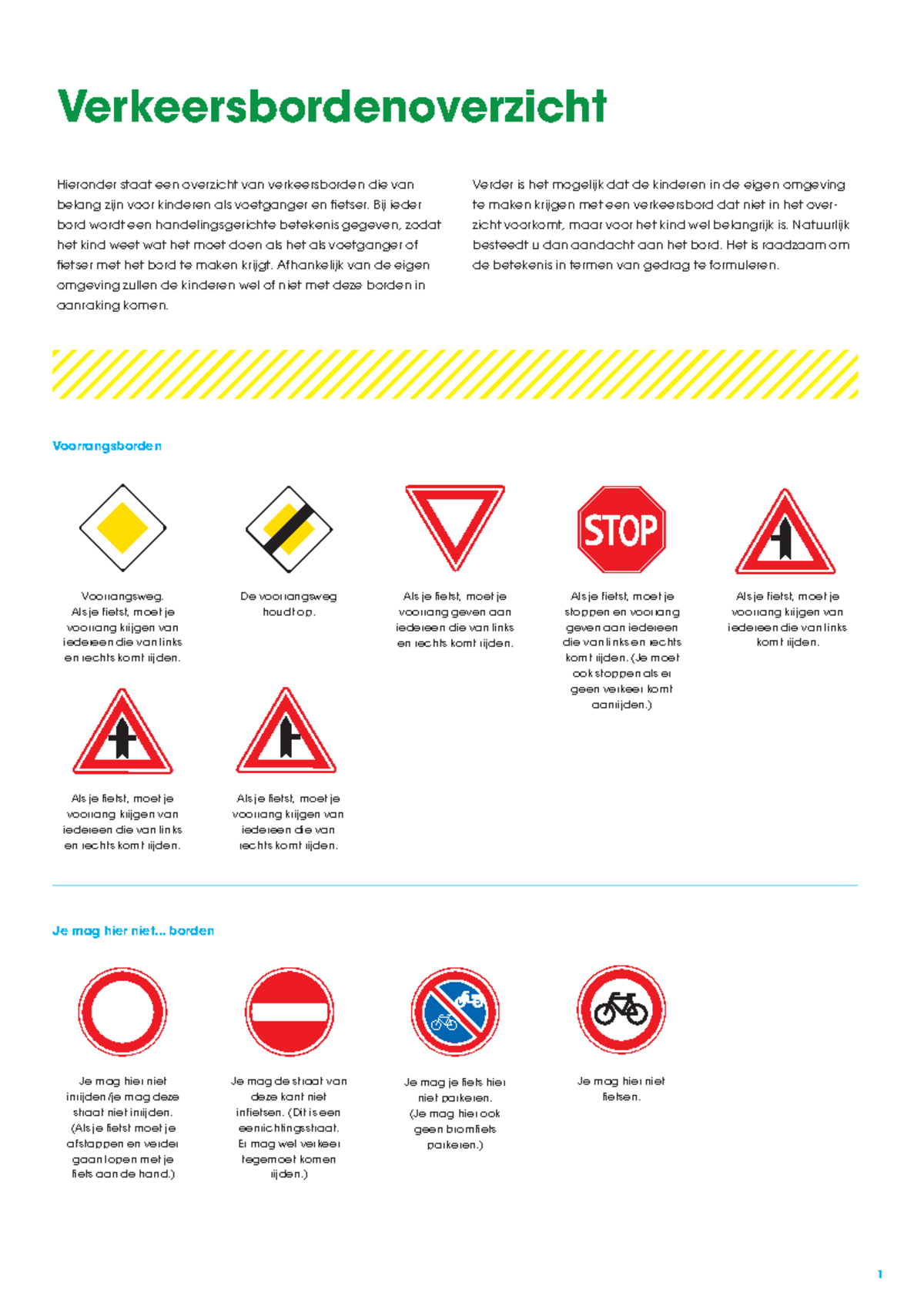 vvn-verkeersborden-belangrijke-informatie-voor-fietsers-en-voetgangers