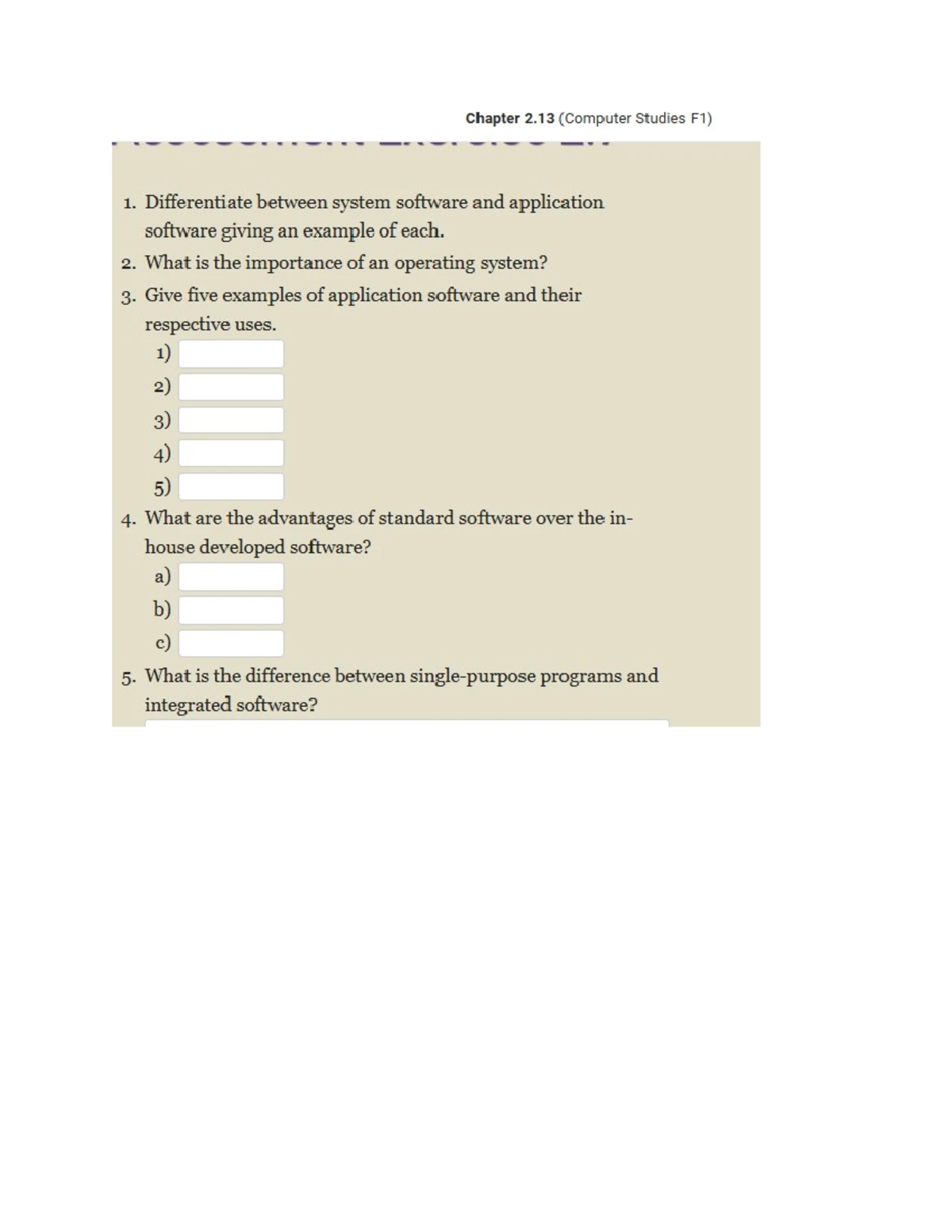KCSE 2024 Trial 4 Exam - Computer Studies Paper 1 - Studocu