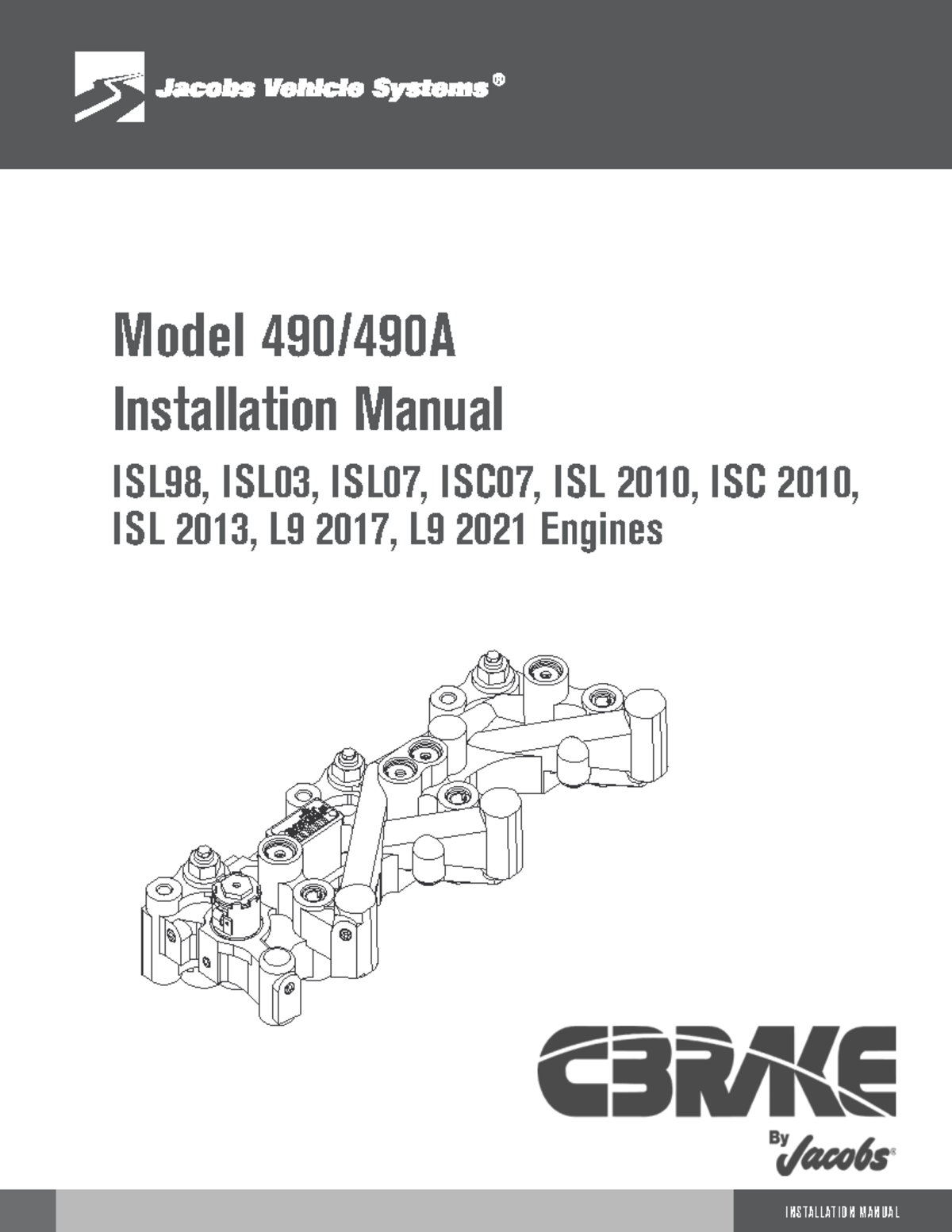 Installation Manual for ISL98, ISL03, ISL07, ISC07, ISL 2010, ISC 2010 ...