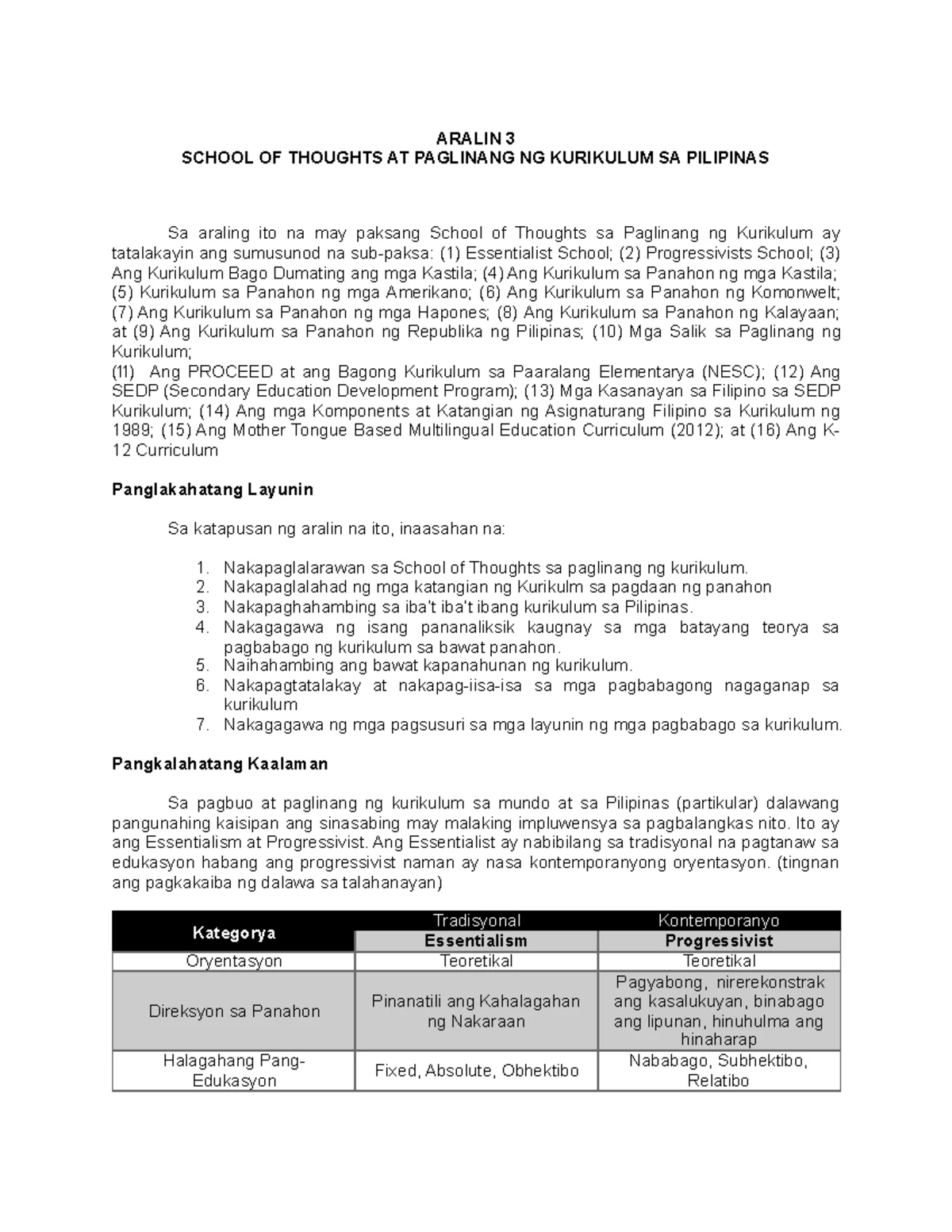 DLL Filipino 6 Q1 W6 - GRADES 1 to 12 DAILY LESSON LOG School: BANAHAO ...