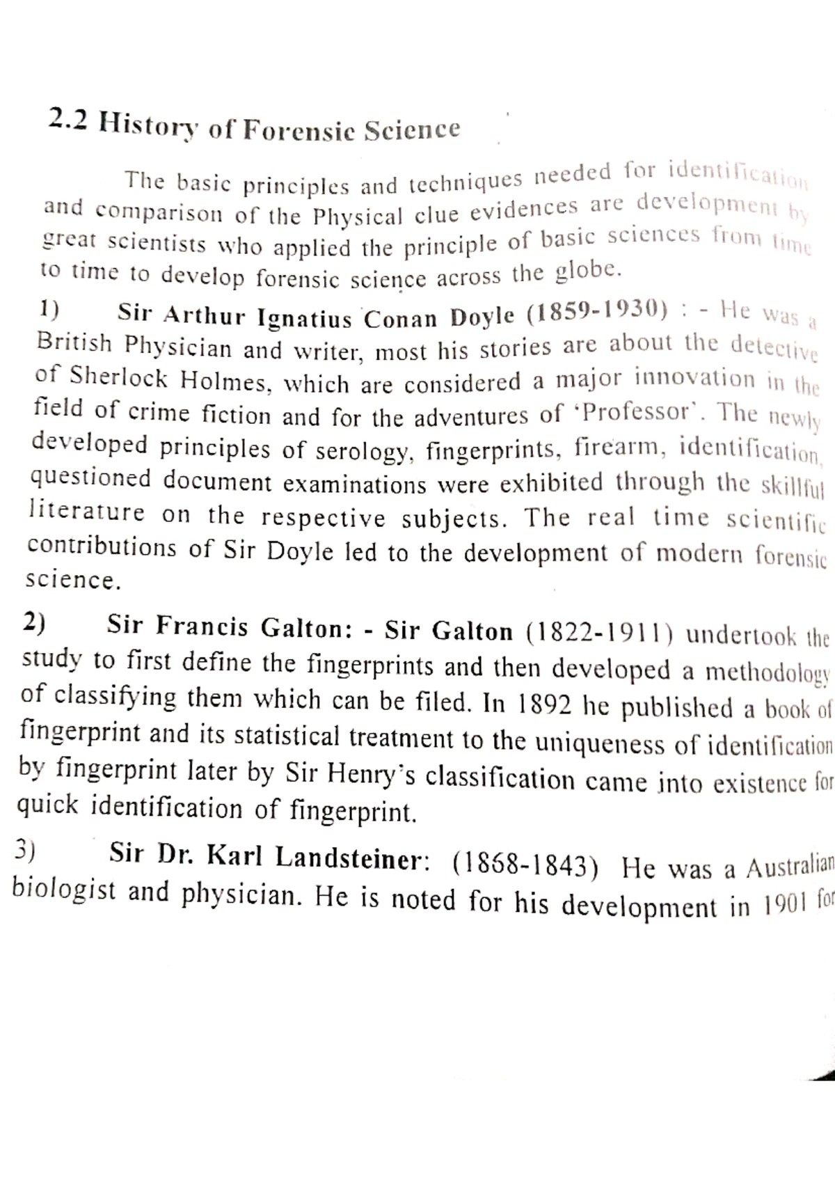 Establishment of Forensic Science in India: Historical Overview and ...
