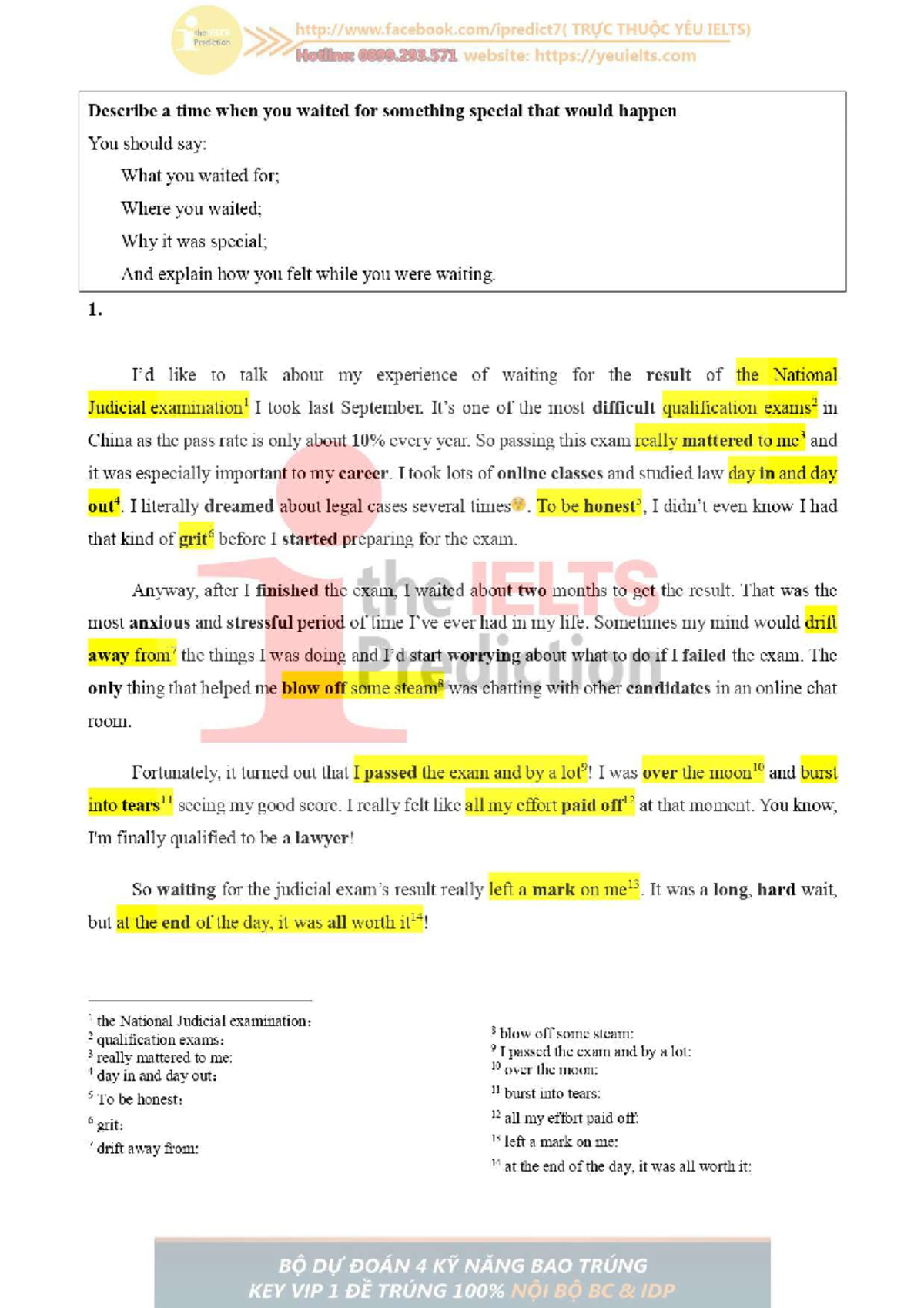 Part-2-p - ielts speaking part 2 - Tiếng Anh B1 - Studocu