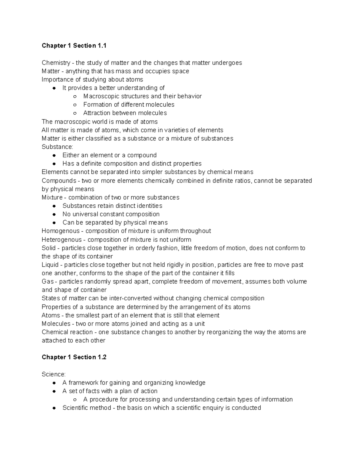 Introduction to the Scientific Method and Atomic Theory (Chem 101 ...