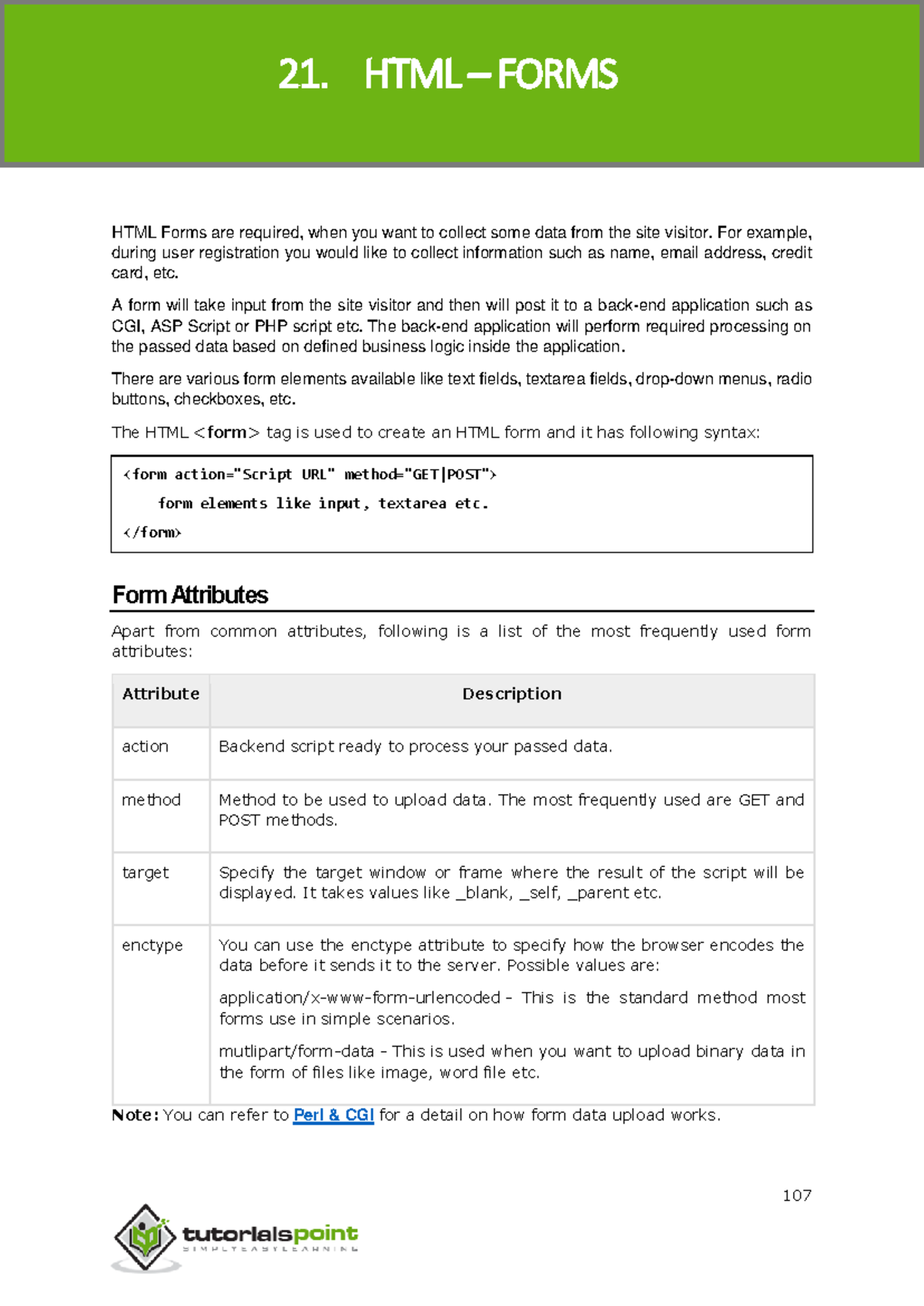 Lecture Notes: HTML Forms and Frames (CS101) - Studocu