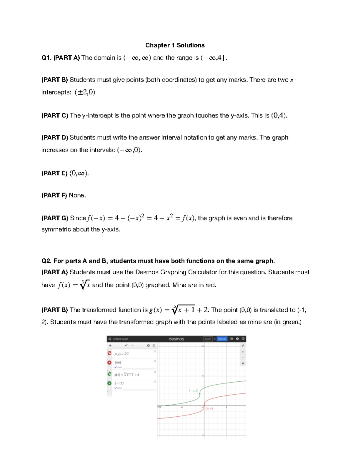 Chapter+1+Assignment+Solutions+2023-07 - Chapter 1 Solutions Q1. (PART ...