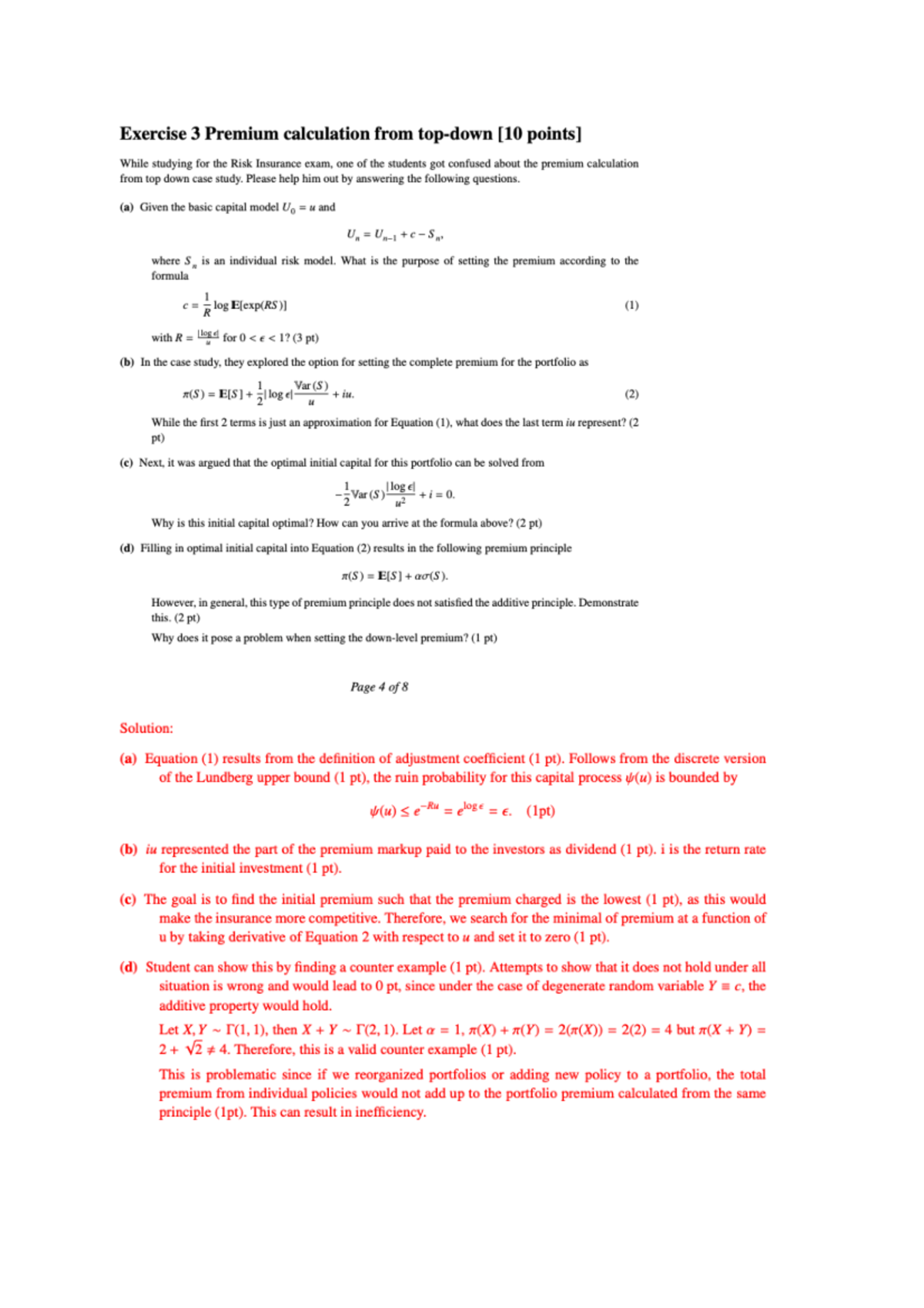 Ex3 - Solutions to Question 3 of 2022 Exam - Studeersnel