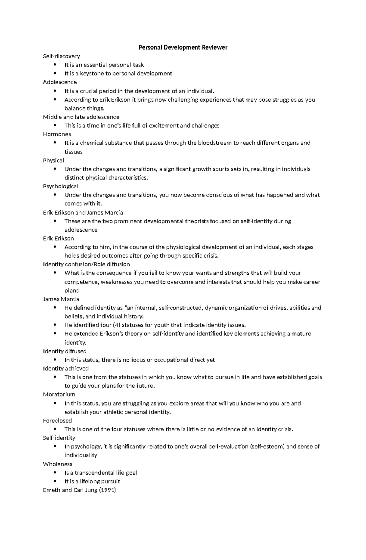 Personal-Development-Reviewer - Personal Development Reviewer Self ...