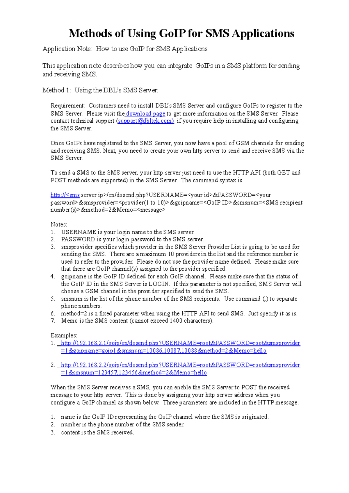 GoIP Analysis: Integrating SMS Applications and Protocols - Studocu