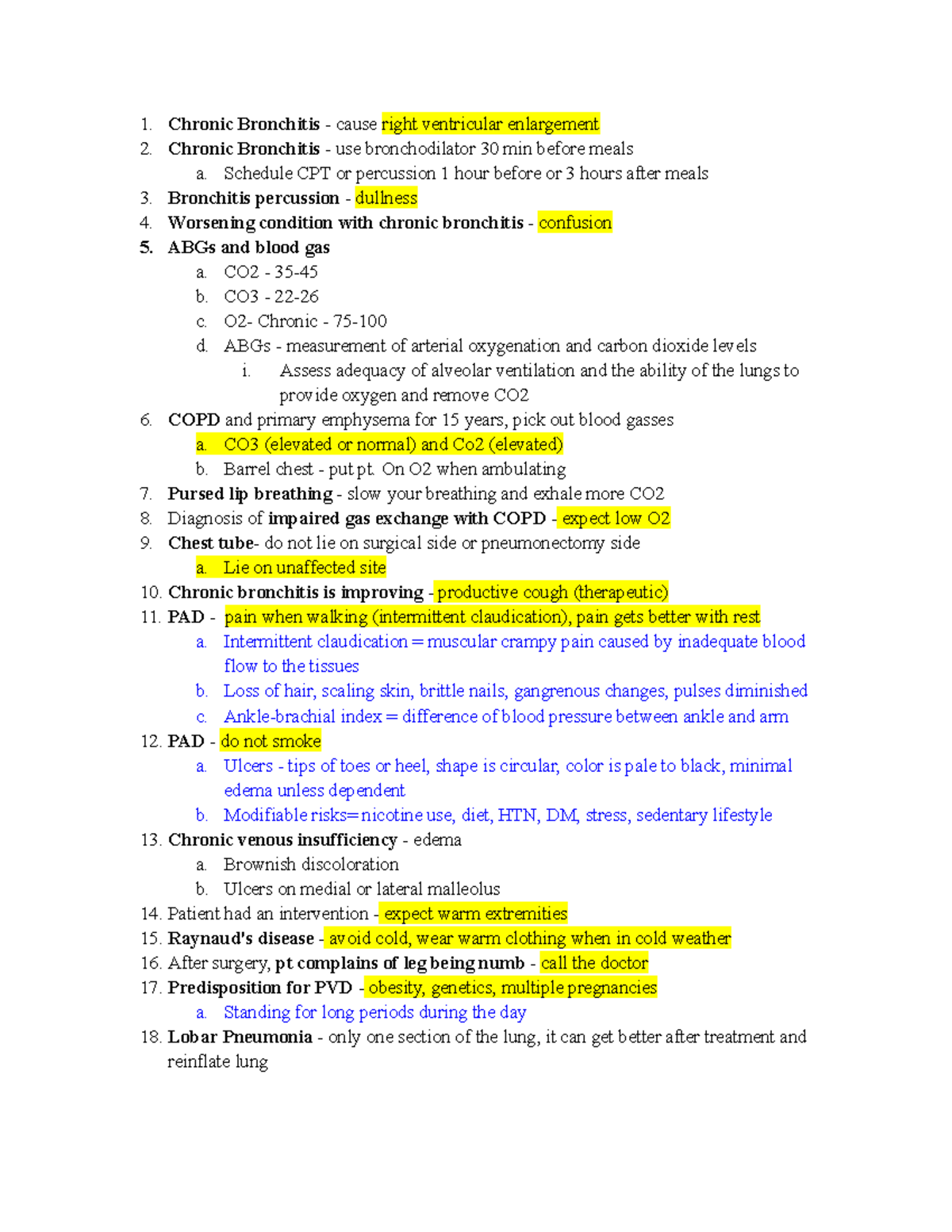 Med Surge Exam II: Comprehensive Question Bank and Key Information ...