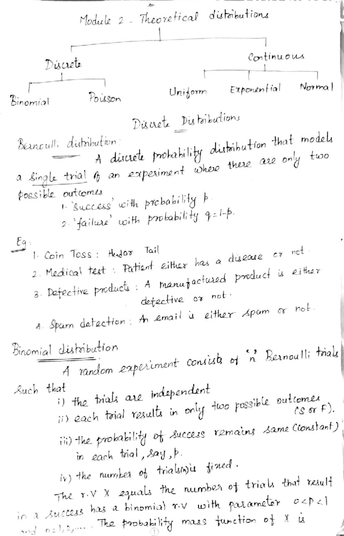 Module 2: Understanding Binomial Distribution Concepts - Studocu