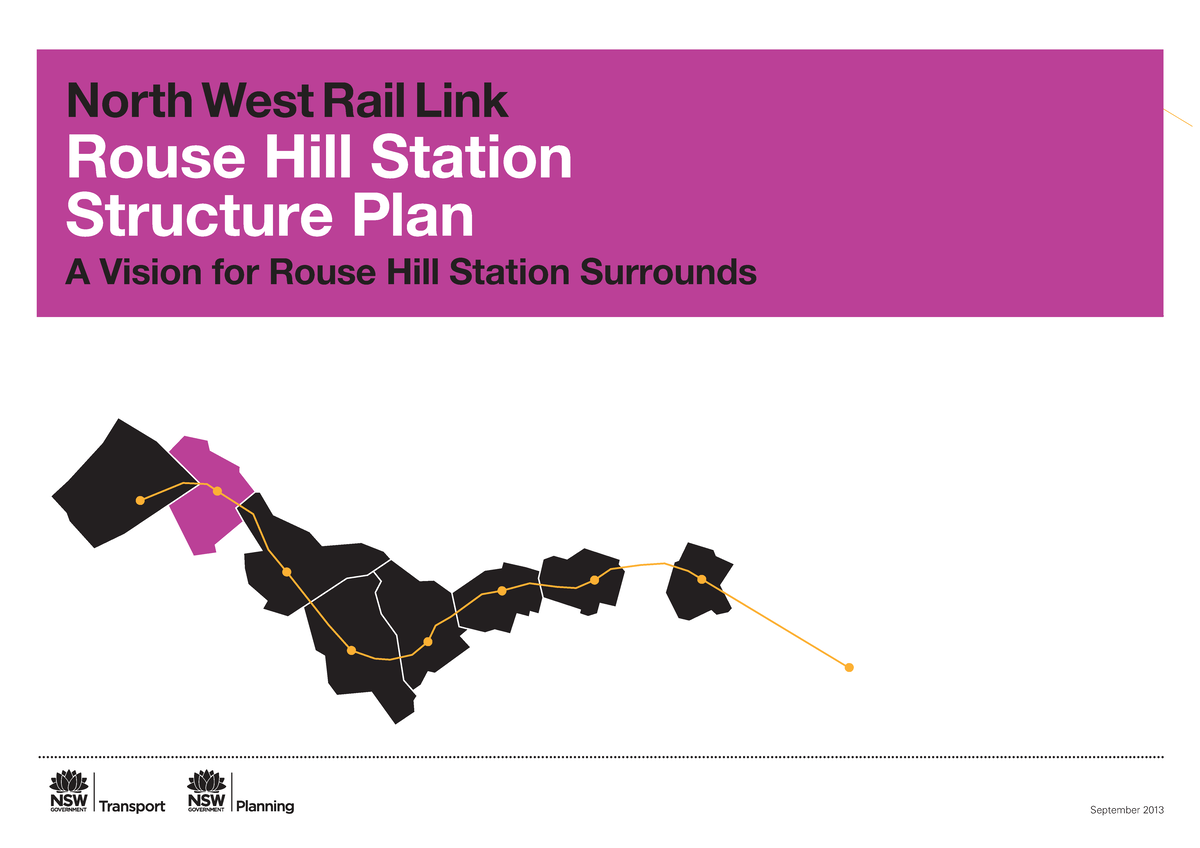 North West Rail Link (NWRL) Rouse Hill Station Structure Plan - Studocu
