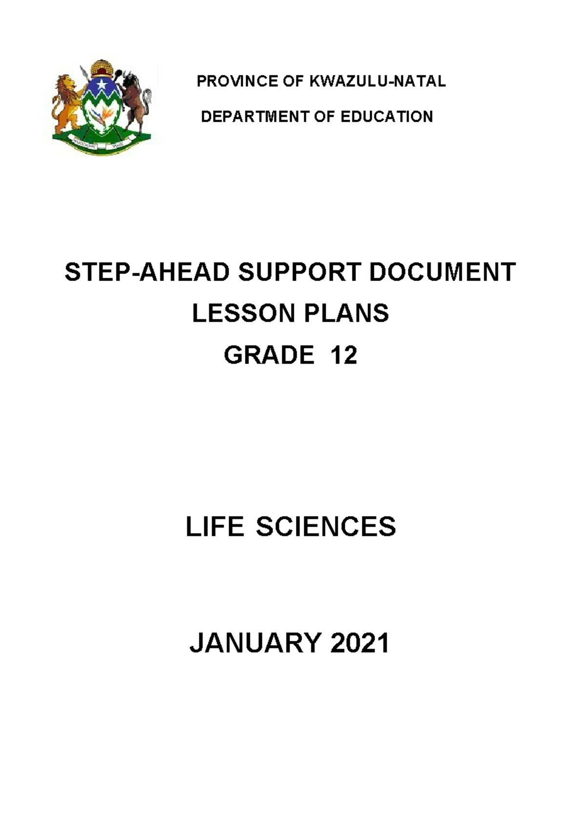 TERM 2 Revised Assessment Program for Life Sciences (LSCI) - Studocu
