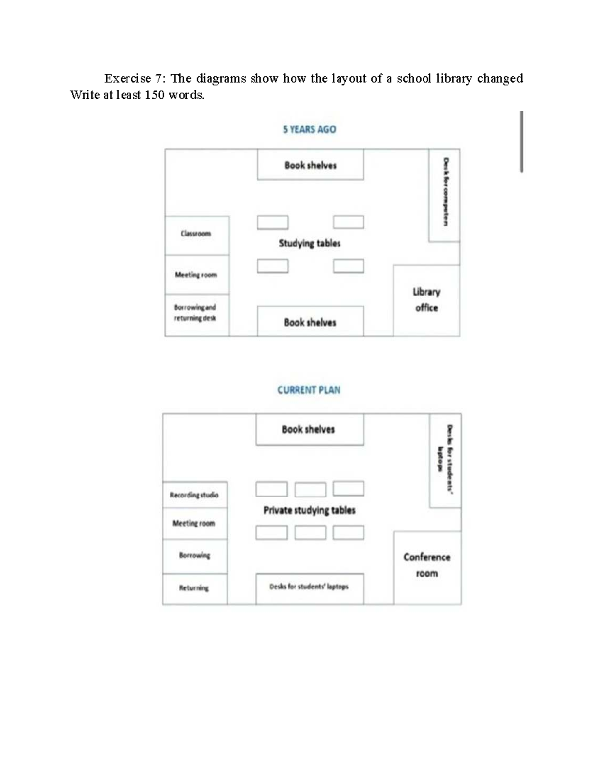 Exercise 7 - School Library Layout Changes Analysis - Studocu