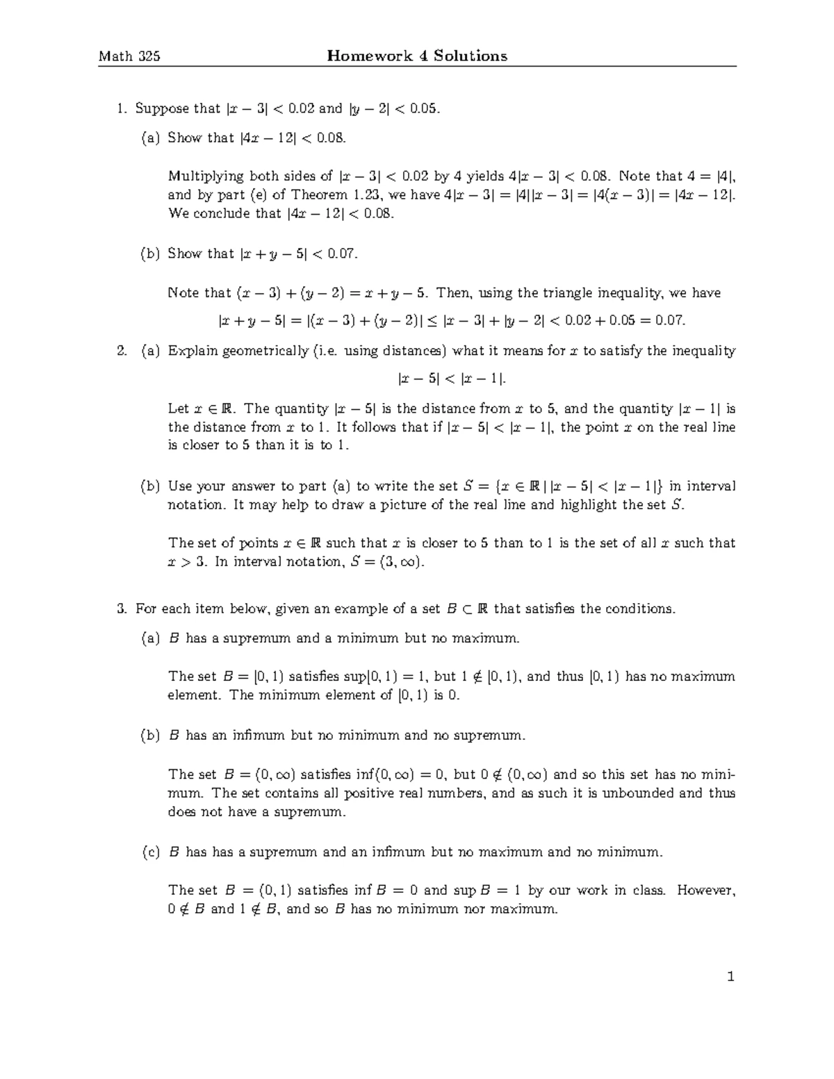 Homework 9 solutions for Math 325 - due 4.3.2024 - Studocu