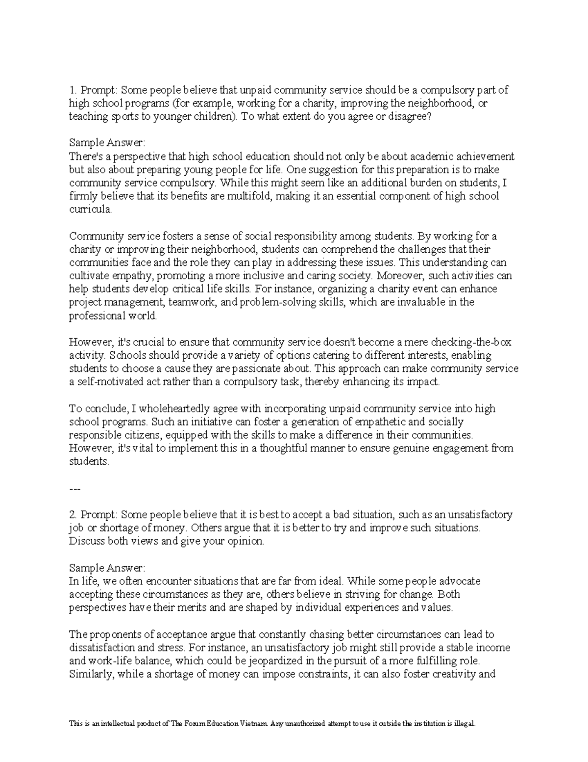 20 Writing Samples: Perspectives on Education, Society, and Arts - Studocu