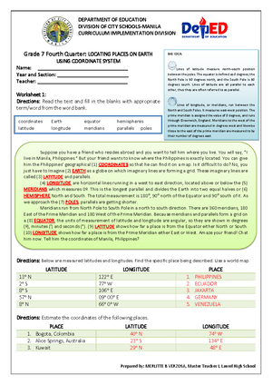 DBOW - MELCs in Science: Definitive Budget of Work Overview - Studocu