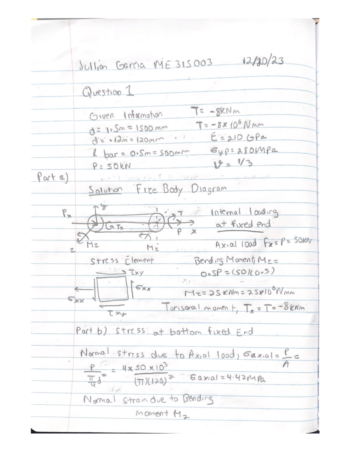 ME 315 Final Exam Study Guide and Review Notes - Studocu