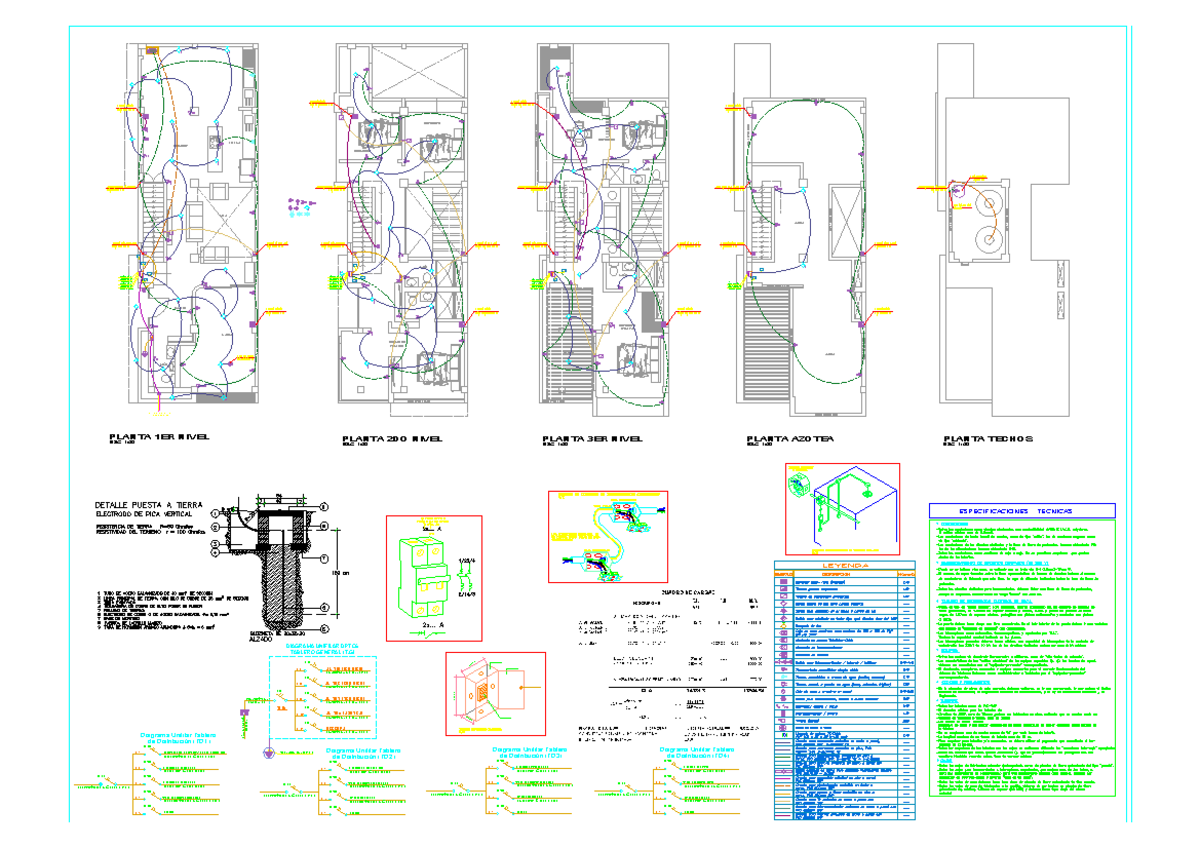Planos Eléctricos - Diseño y Especificaciones Técnicas - Document Preview