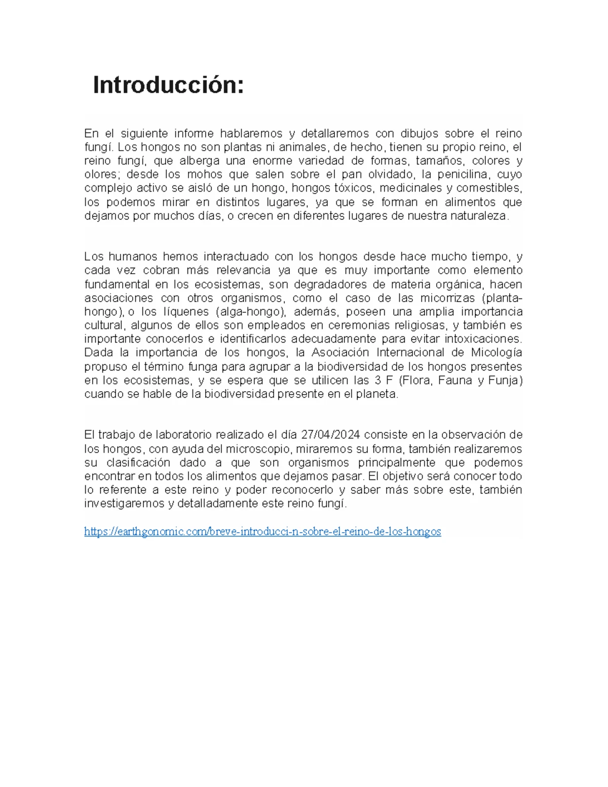 Observación de Especies del Reino Monera: Bacterias - Biología Avance -  Studocu