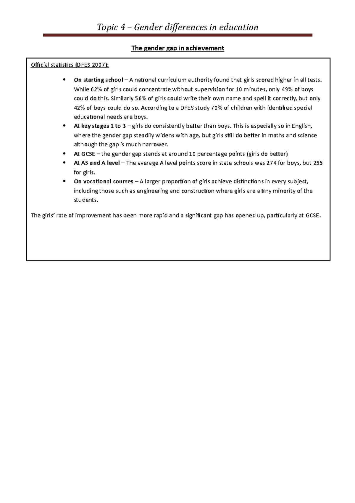 Gender Differences in Education: Achievements & Influences Analysis ...