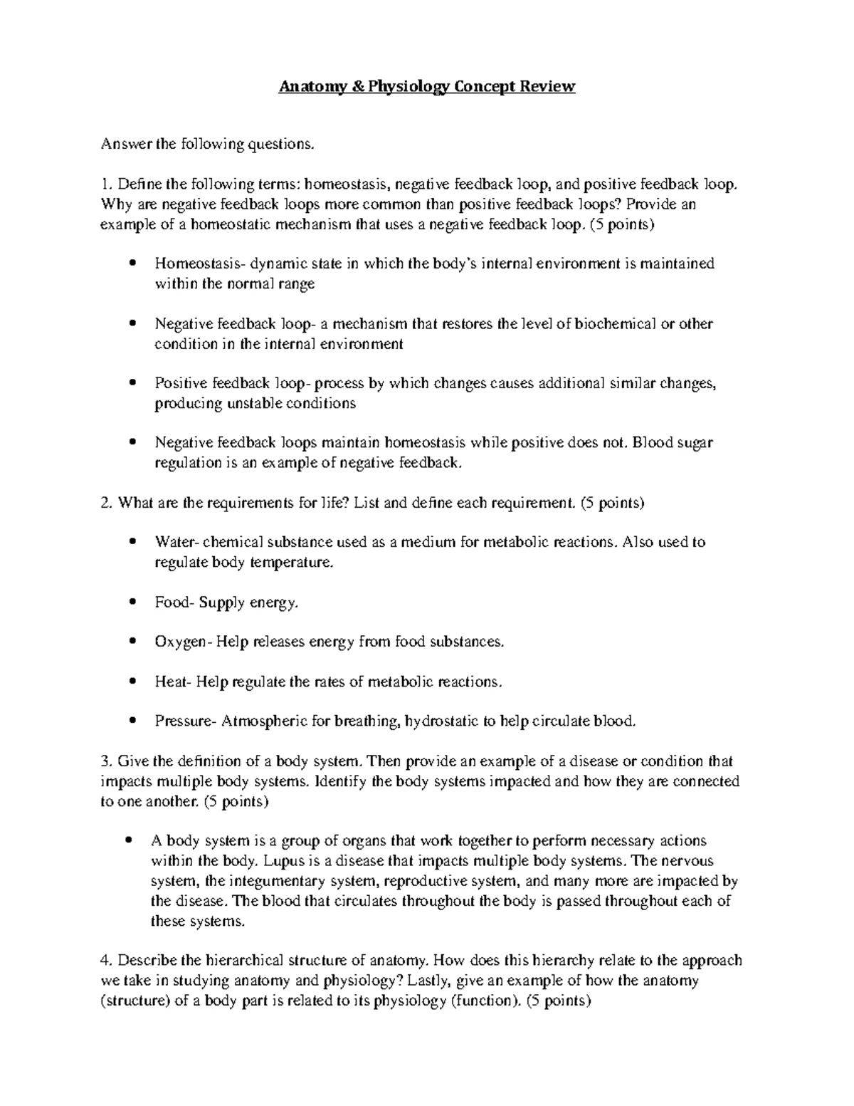 #2 Key - Respiratory System Anatomy and Functions Lab Notes - Studocu