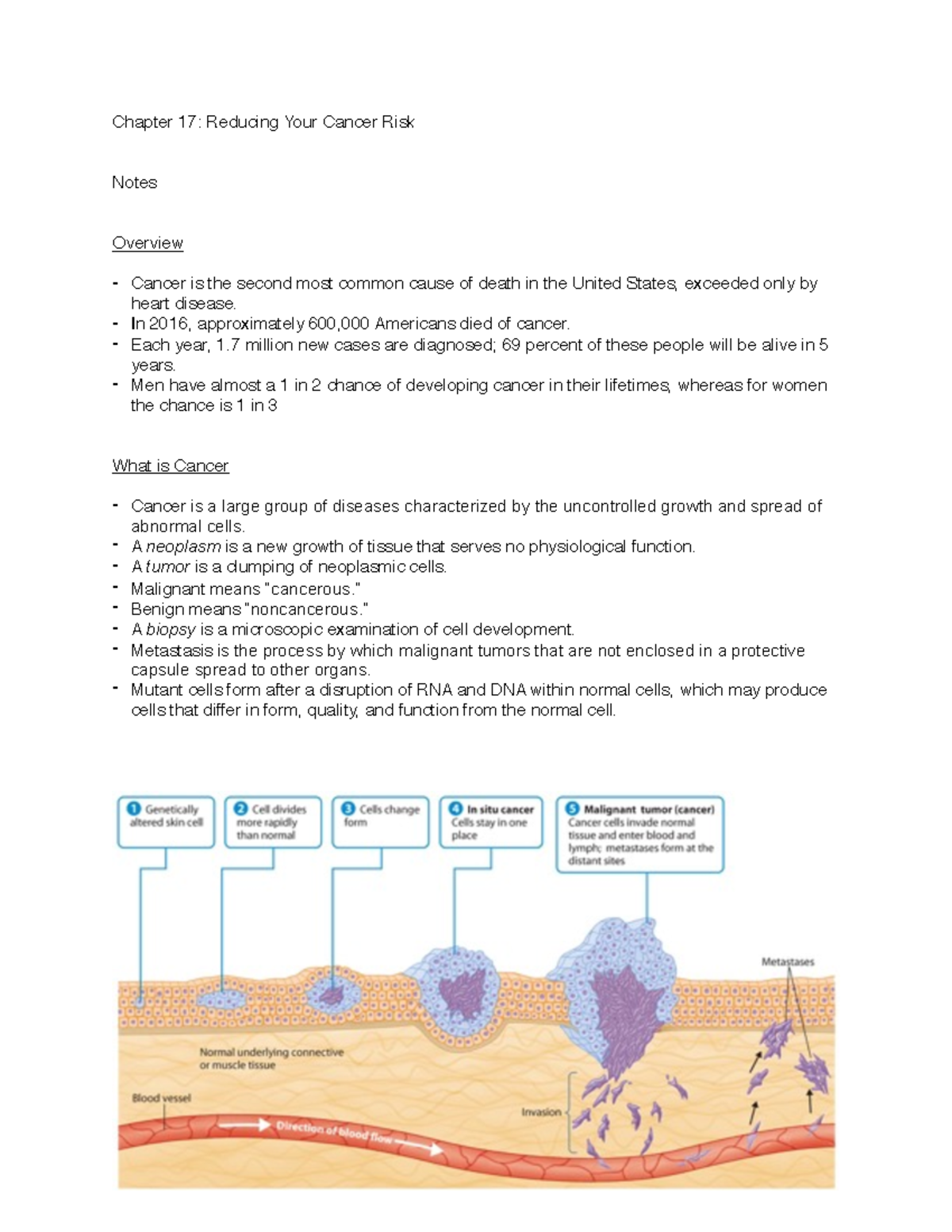 Chapter 17:Notes - Notes from the book, powerpoint lecture, videos, and ...