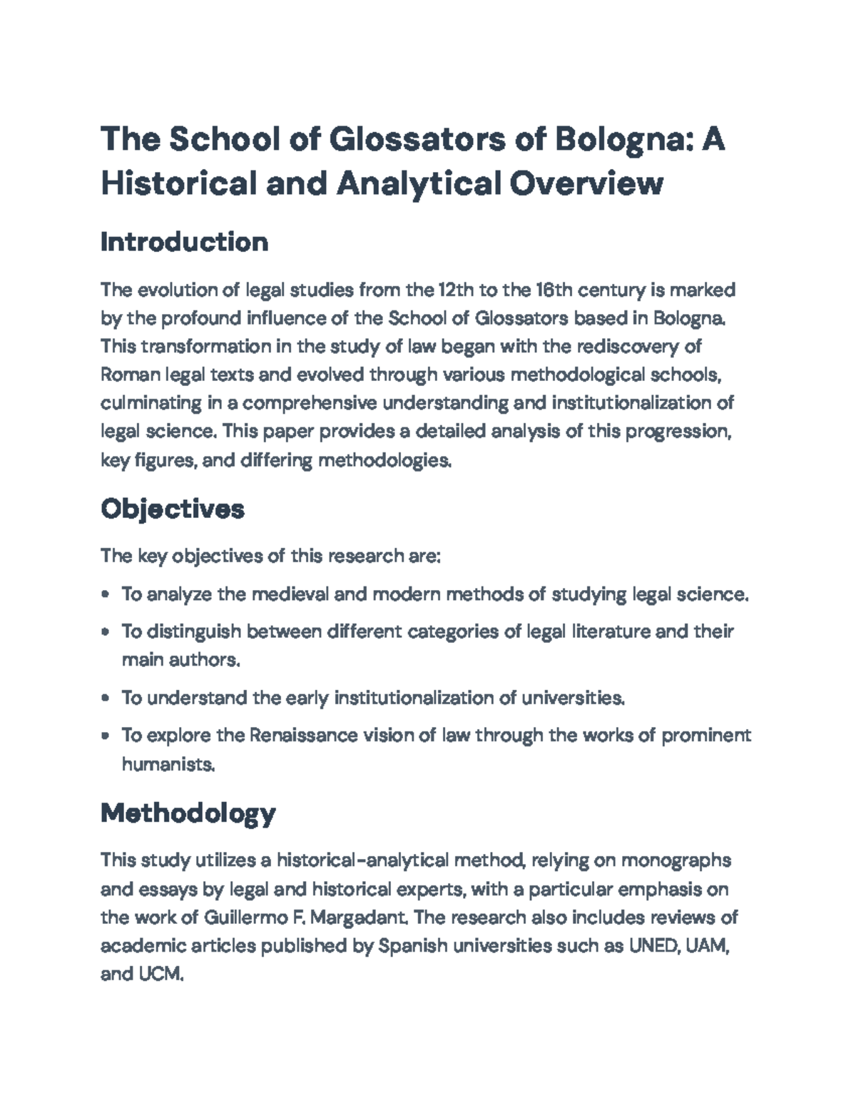 The School of Glossators of Bologna: An Overview of Legal Evolution ...