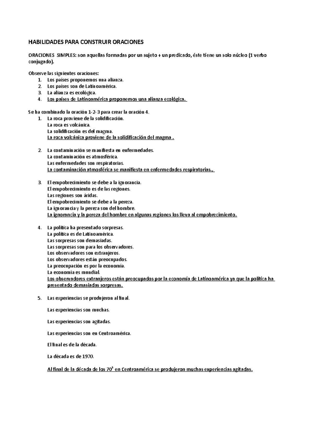 Habilidades para Construir Oraciones - Capítulo 14 Notas - Document Preview