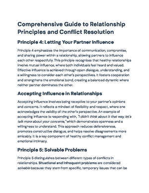 Gottman Principles 4-7: Effective Strategies for Couples' Communication ...
