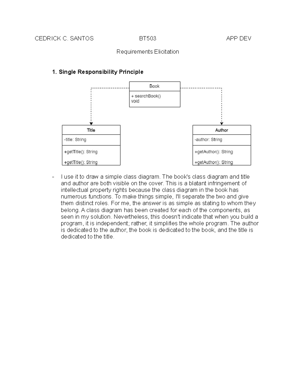 APP DEV - Requirements Elicitation Overview by Cedrick Santos - Studocu