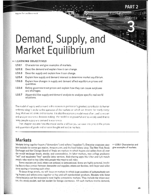 The Market Forces of Supply and Demand: Understanding Equilibrium ...