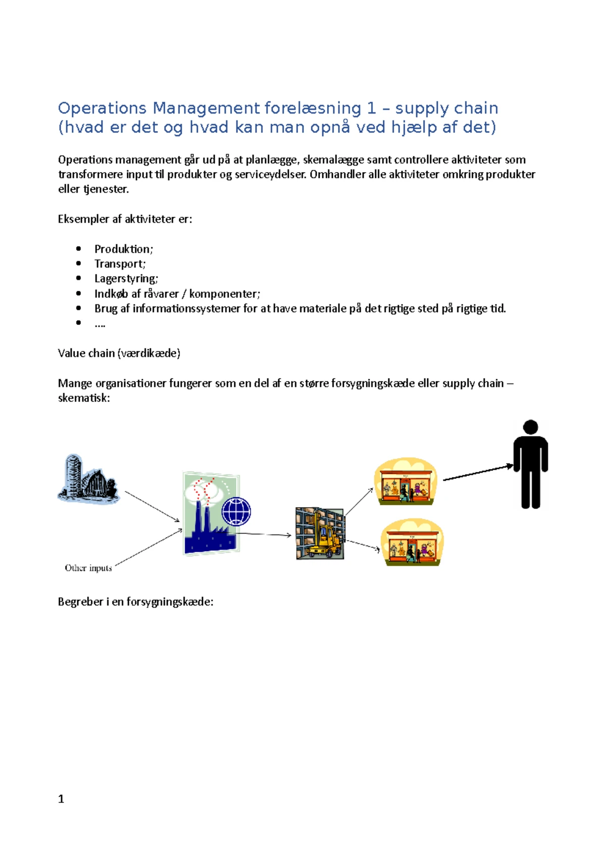 Operations management - formulas - Formulas and Calculations Process ...