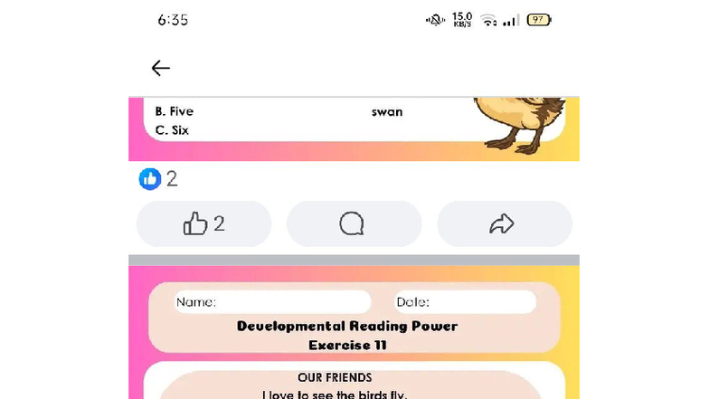 Developmental Reading Power Exercises (6:35) - Activity Guide - Studocu