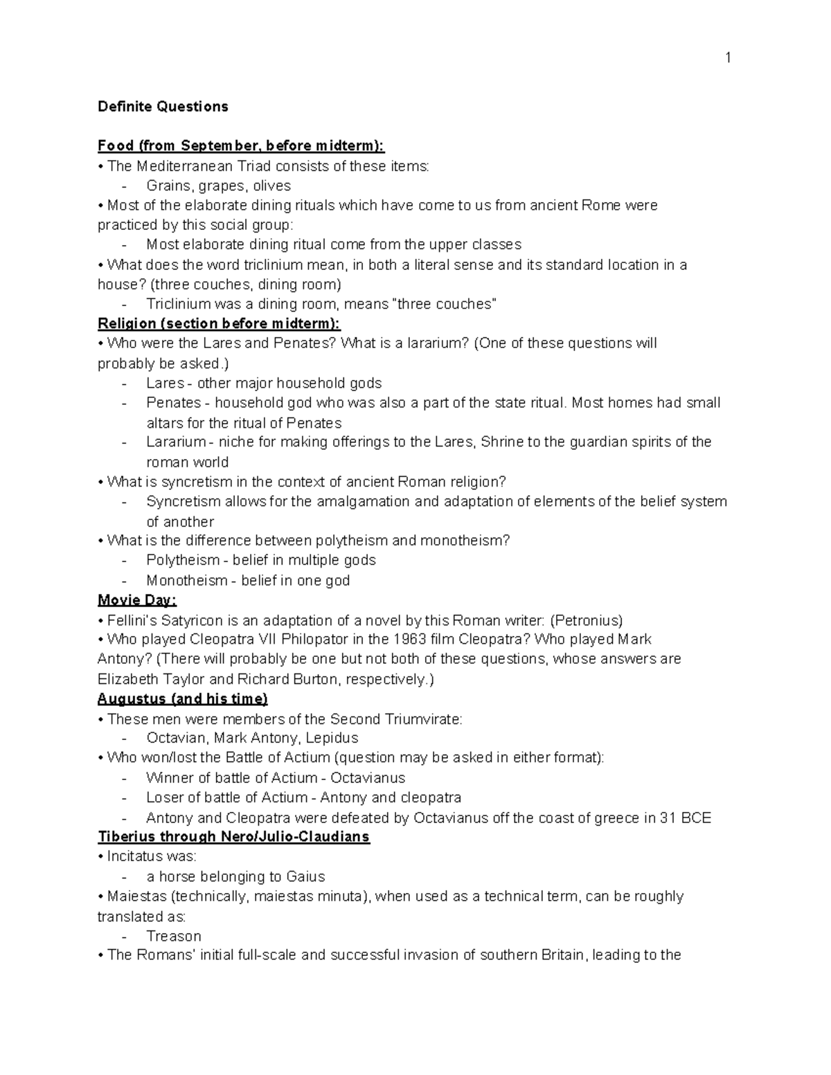AR105 Final Exam Study Guide: Key Concepts & Questions - Studocu