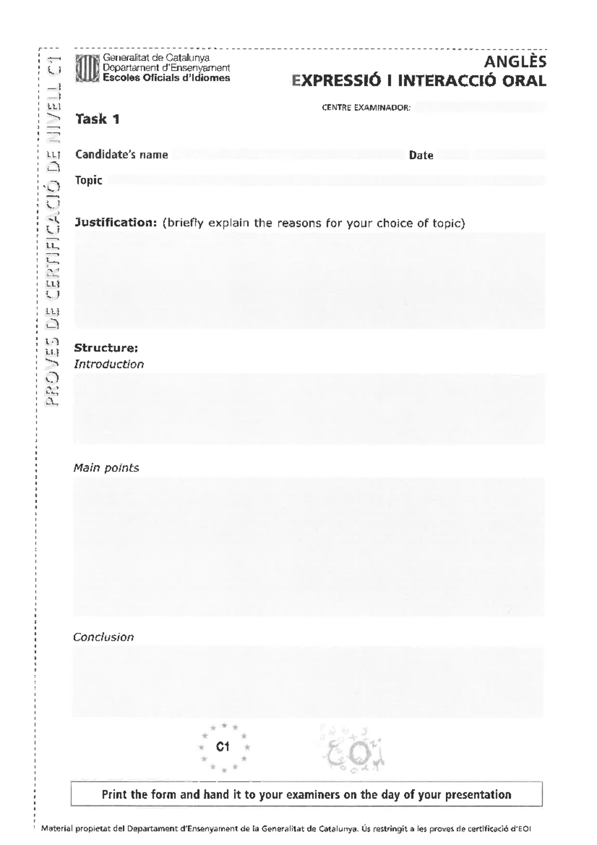Types of Text for C1 Level Writing: Descriptions and Analysis - Studocu
