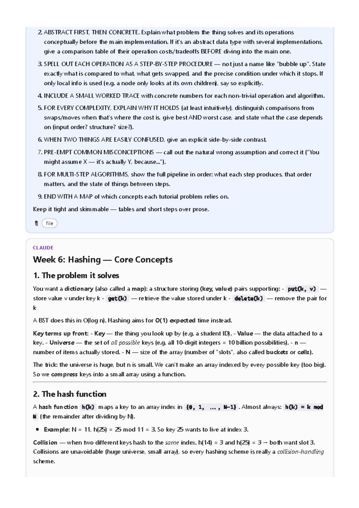 COMP2123 Test Prep: Hashing Concepts and Operations Explained - Studocu