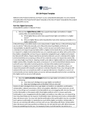 [Solved] IDS 104 Module Four Activity Template Please reference the ...
