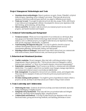 02 - Exam Cheat Sheet - project management study materials with ito ...