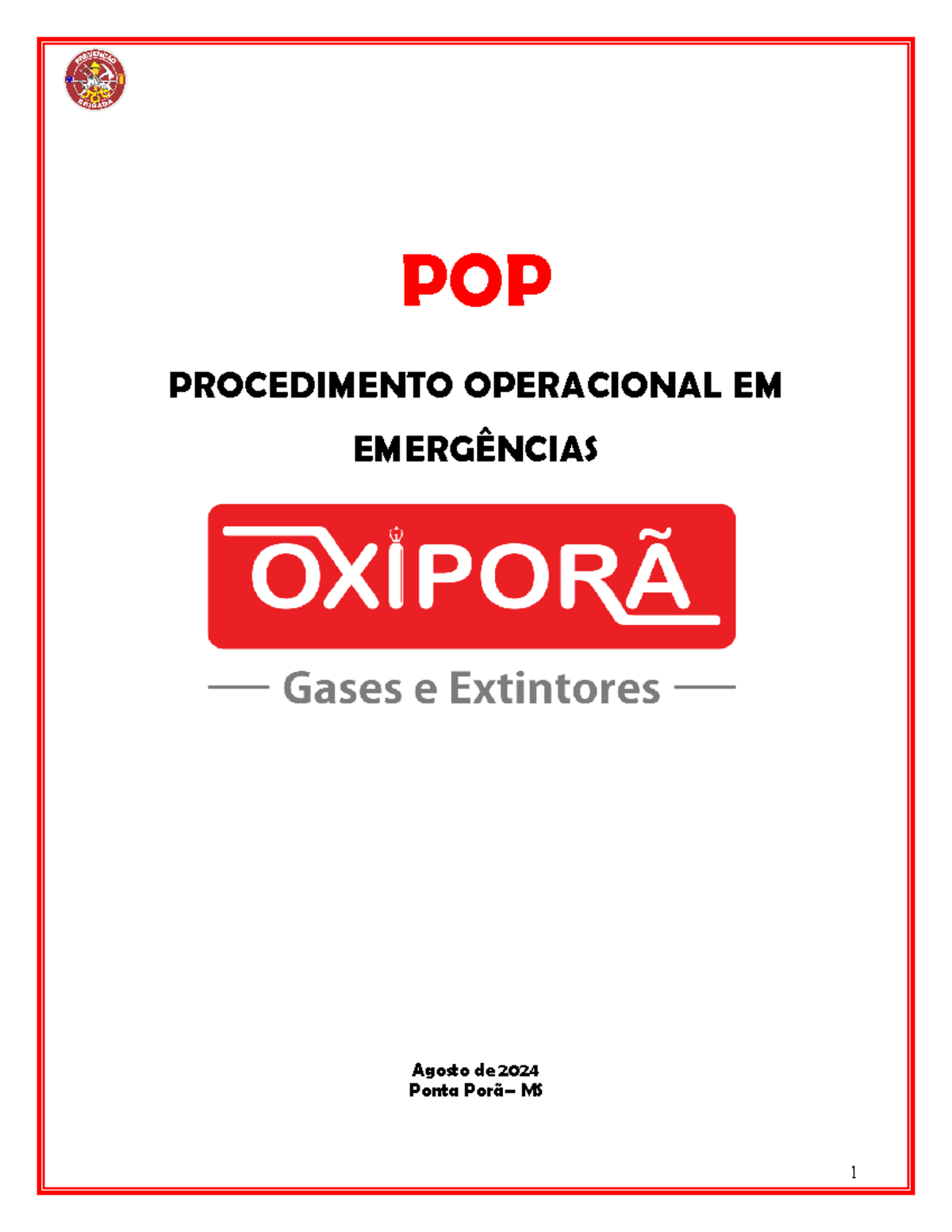 POP Emergencia - drfghn - POP PROCEDIMENTO OPERACIONAL EM EMERGÊNCIAS ...