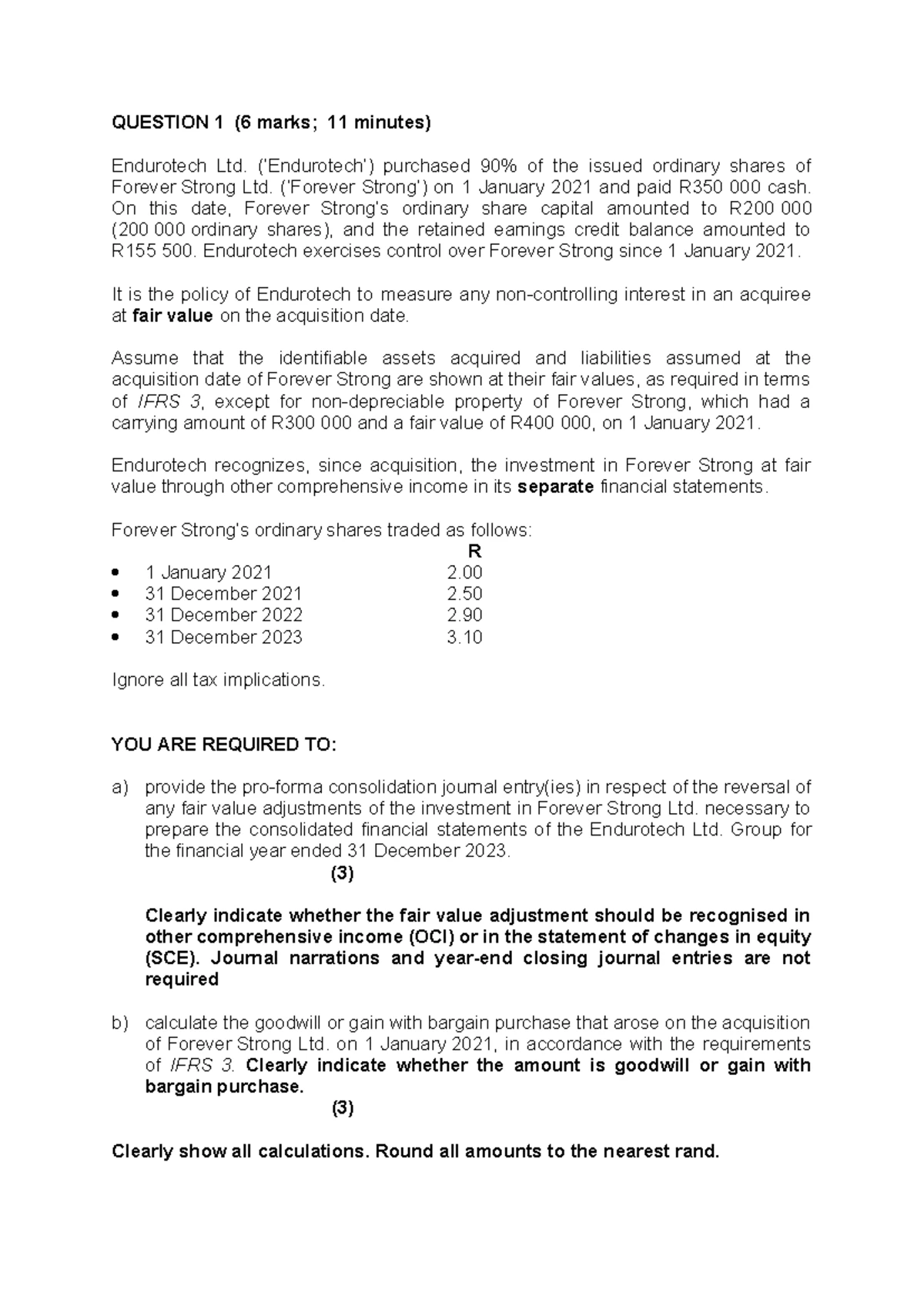 FINANCIAL ACCOUNTING 278 IAS 2 INVENTORIES SELF STUDY QUESTIONS (2024 ...