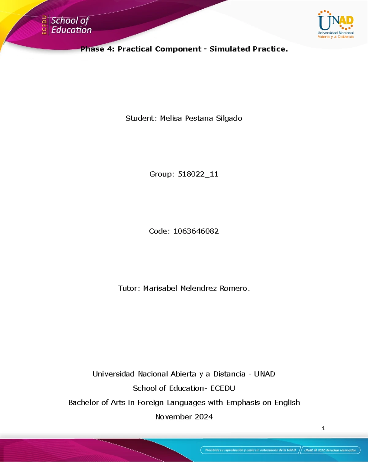 Guide for Developing the Practical Component: Phase 4 - English ...