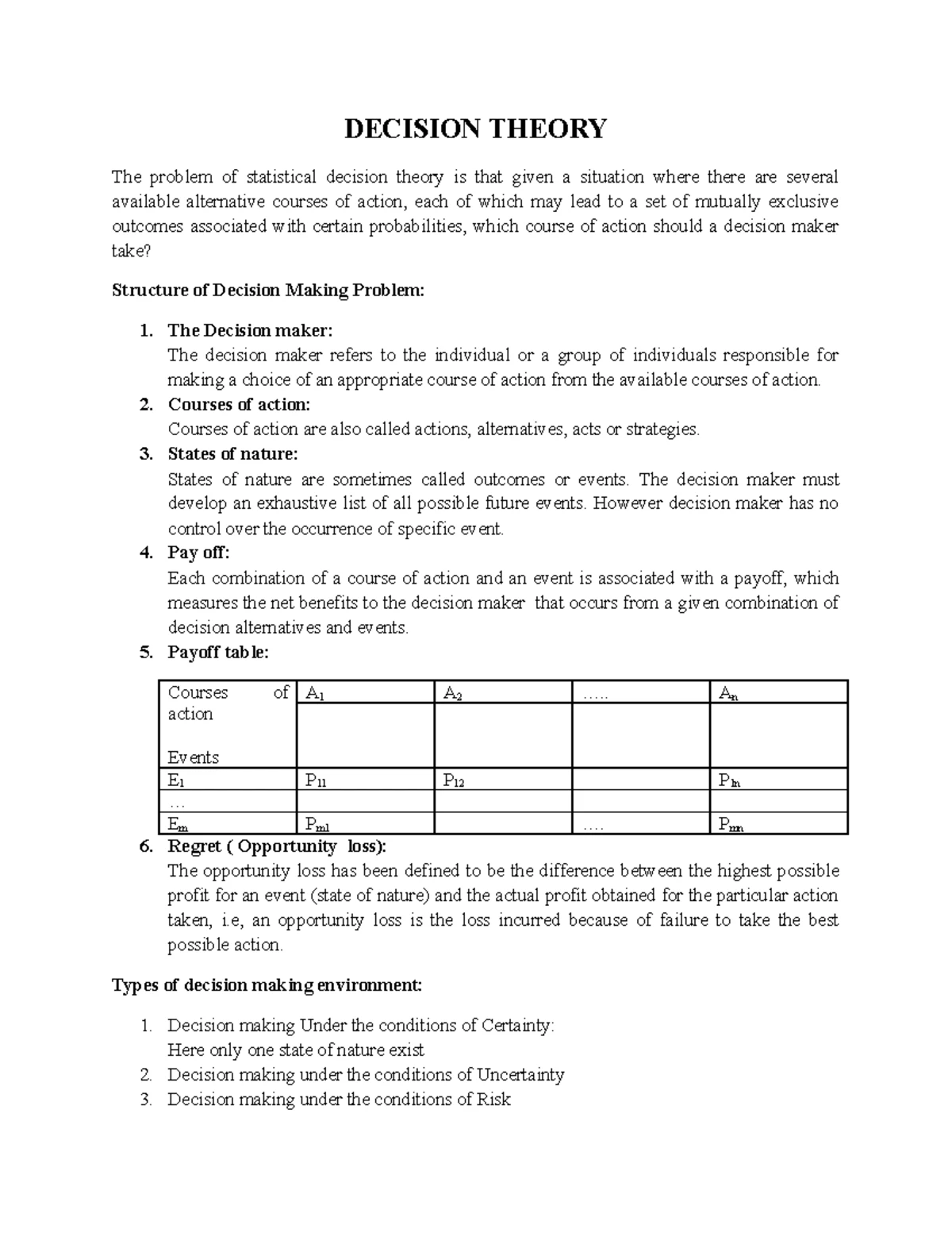 Set Theory Cheat Sheet: Basic Notation and Operations - Studocu