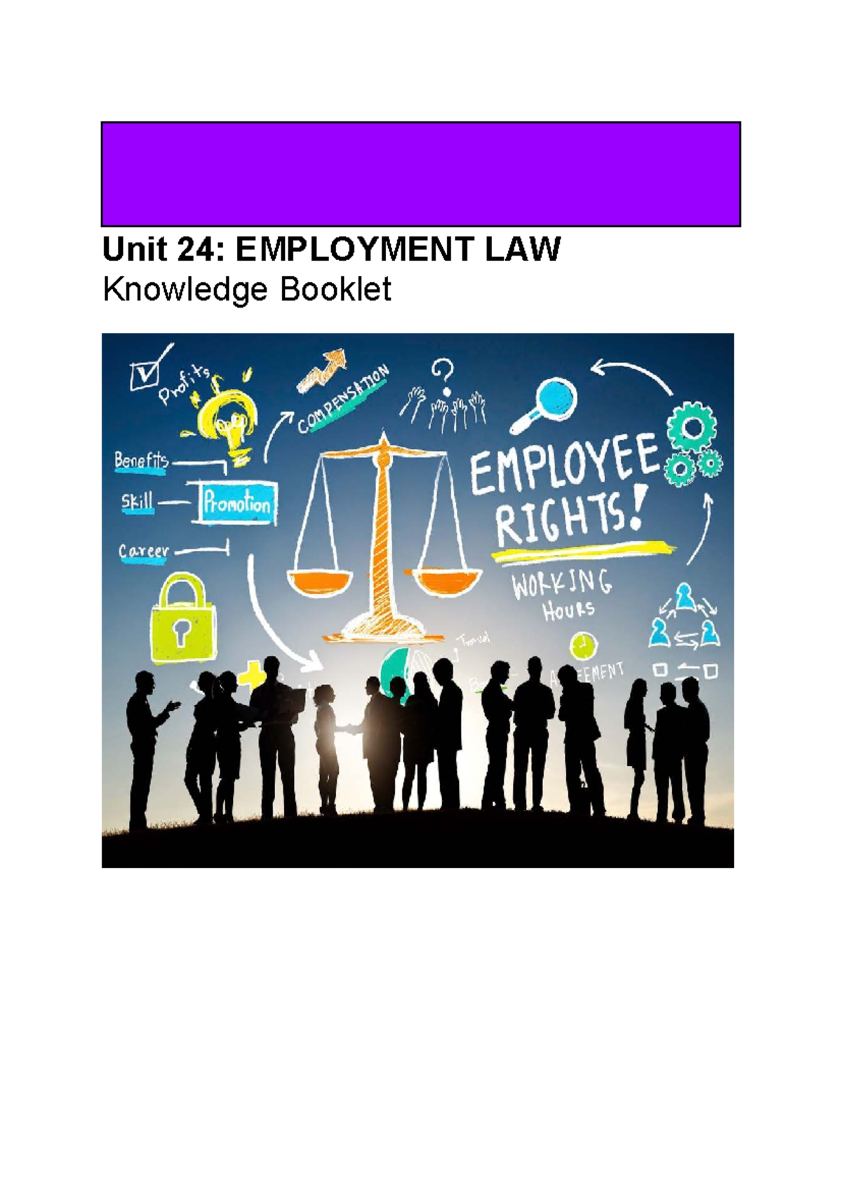Unit 24: Employment Law - Rights and Equality in the Workplace (BTEC ...