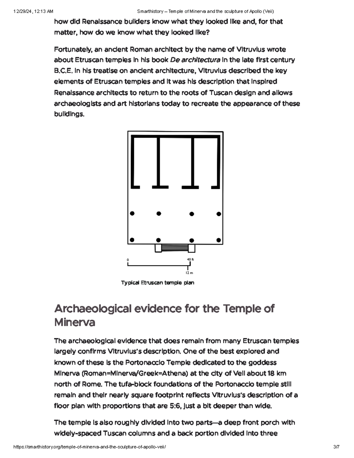 Smarthistory: Etruscan Temple of Minerva \u0026 Apollo Sculpture (Veii) - Studocu, image size:1200x1553