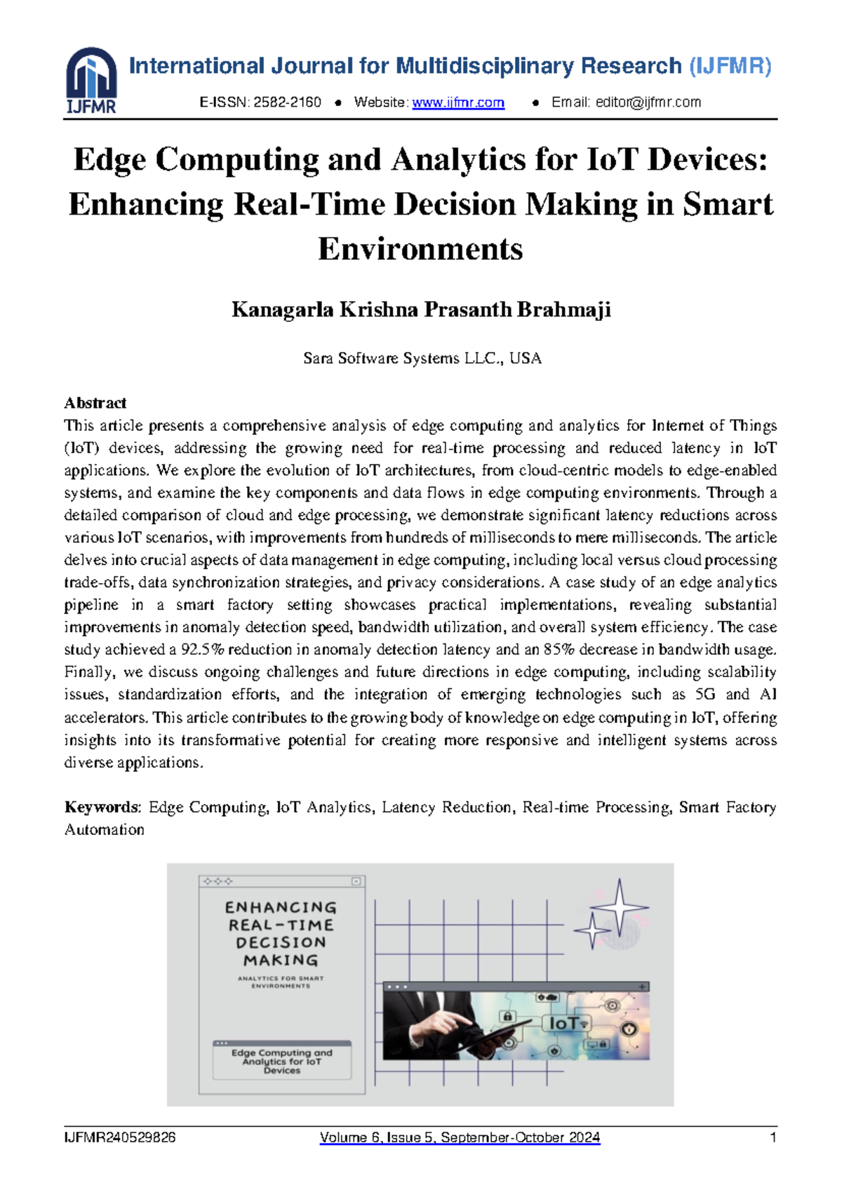 Edge Computing & IoT Analytics: Enhancing Smart Decision-Making ...