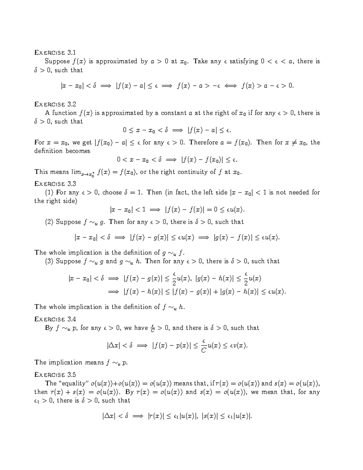 Homework 5: Exercises on Function Approximation and Differentiability ...