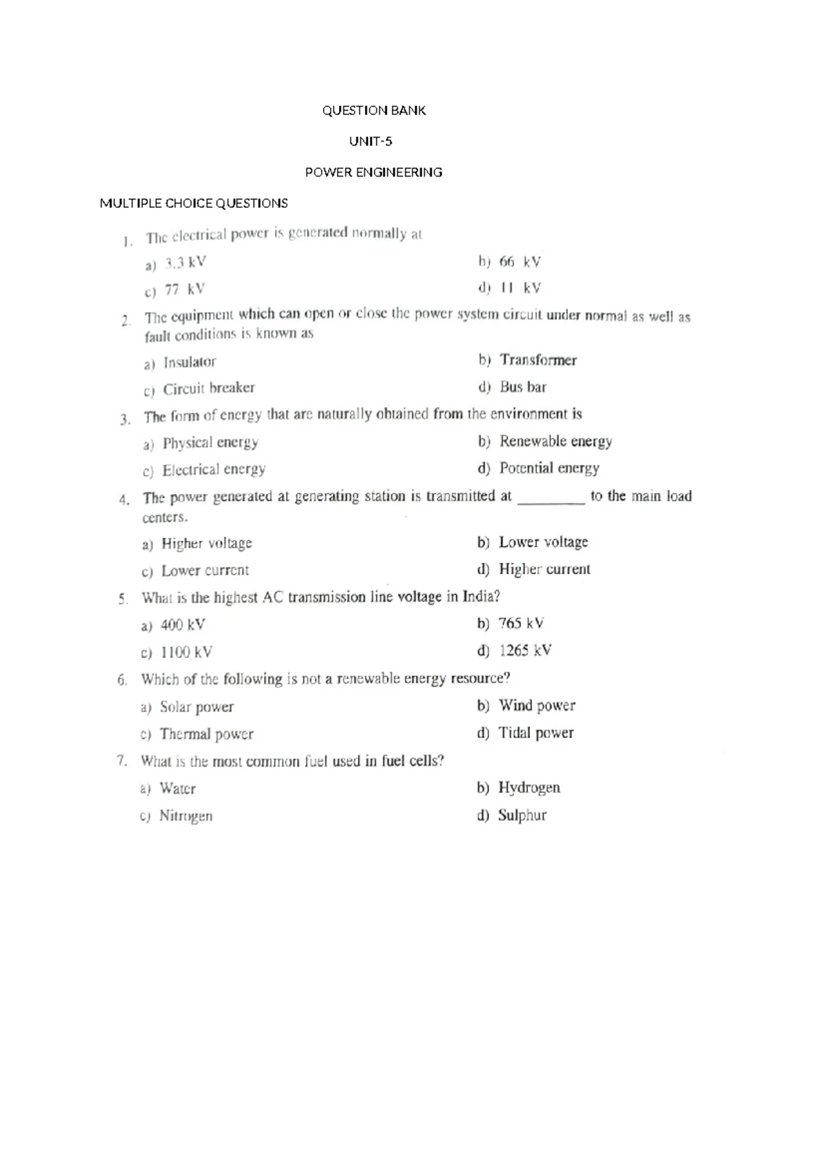 BEEE UNIT 4 - Comprehensive Study Notes for Unit 4 - Studocu