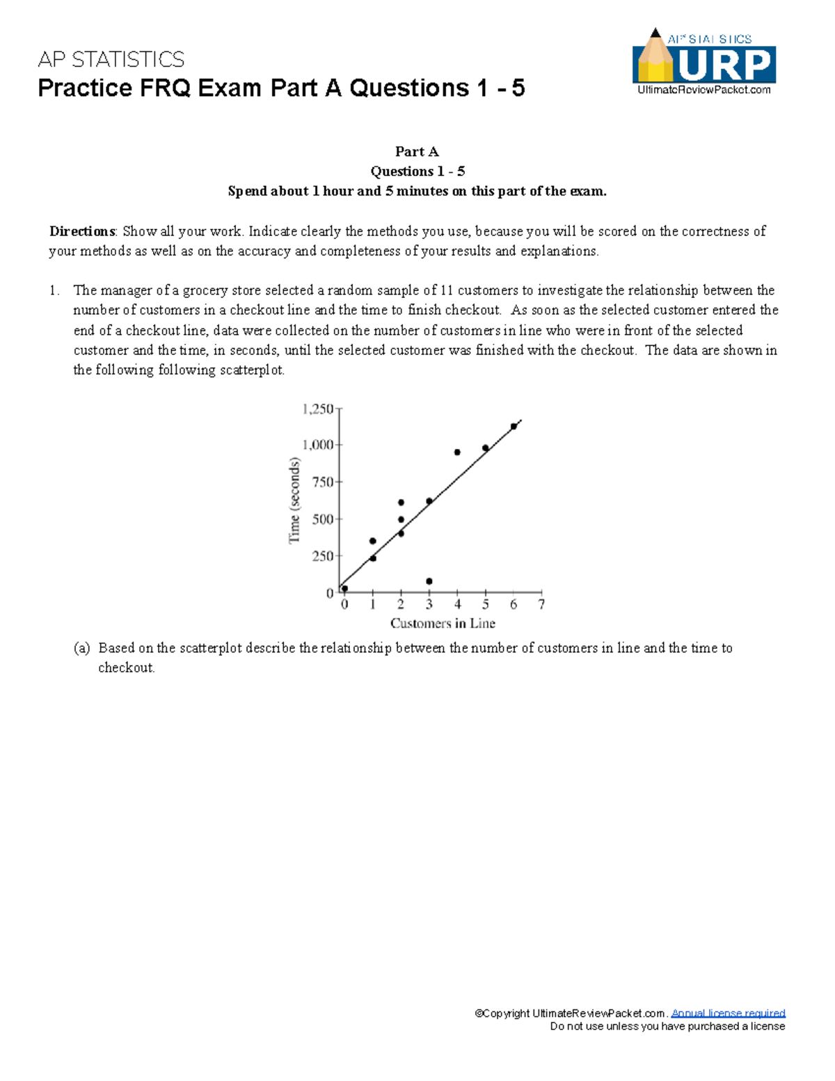 FRQ Exam 2024 (new standards) - Practice FRQ Exam Part A Questions 1 ...