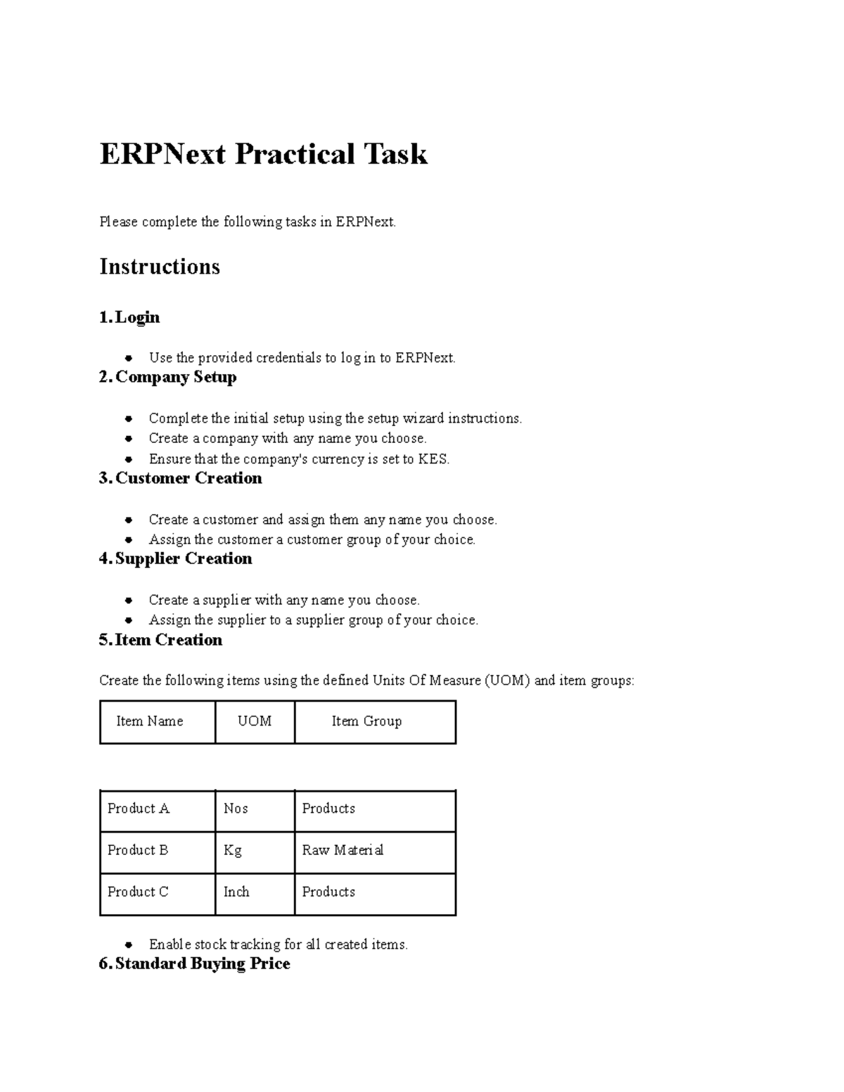 ERPNext Practical Task Guide (May 2026) - Studocu