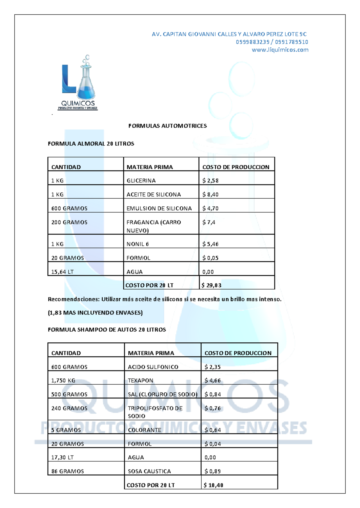 Formulas Automotrices Final Exam Guide - Studocu